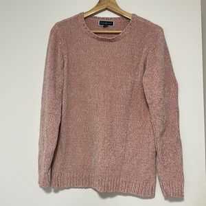 This is a Karen Scott sweater, color baby pink size S